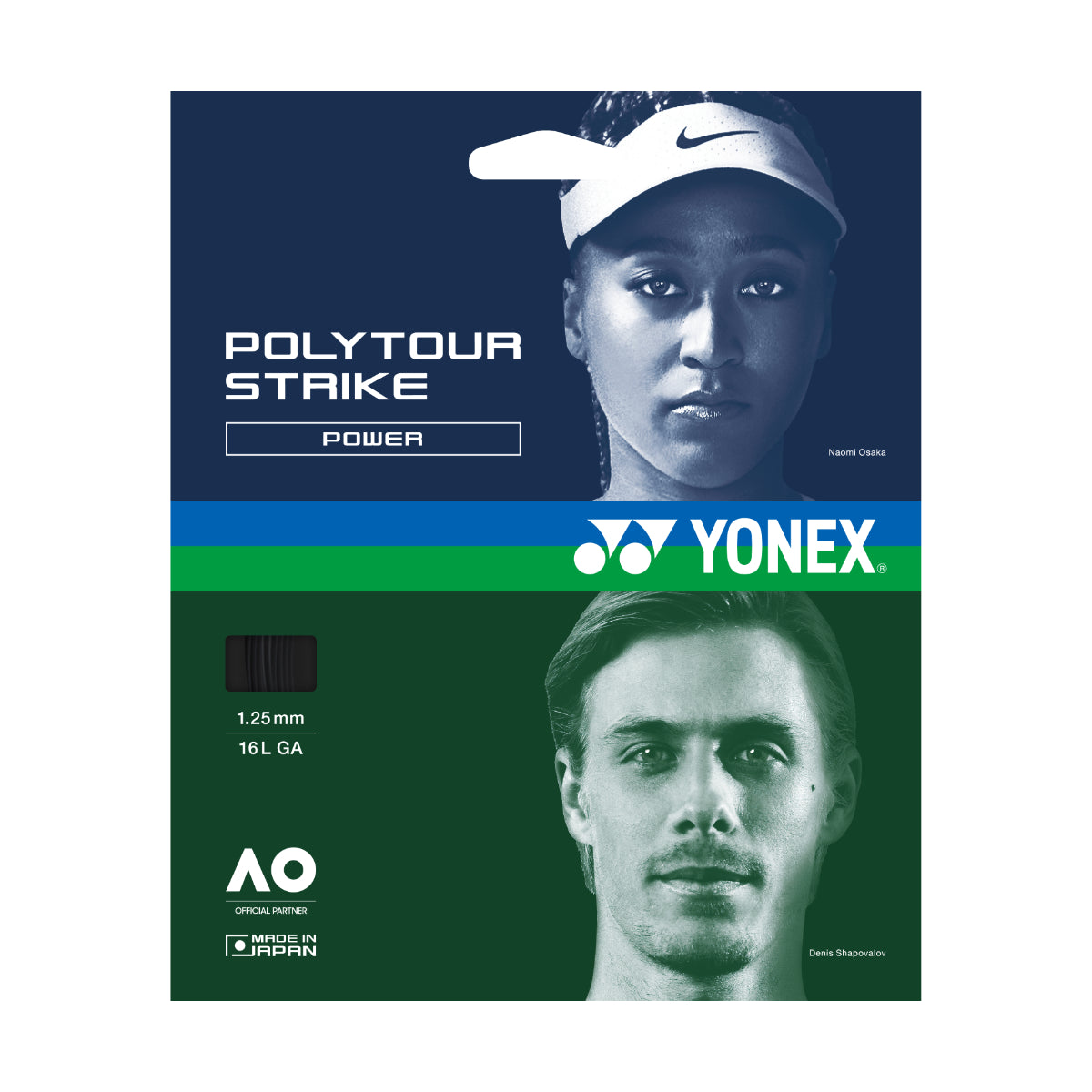 Yonex PolyTour Strike 1.25 12m Set